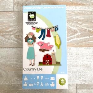 Cricut Shapes Cartridge Country Life 2000371 Scrapbooking Crafts